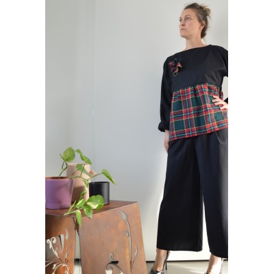 Pantaloni Palazzo • Blu...