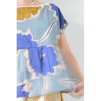 Blusa Ely • Floreale ocra