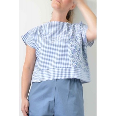 Blusa Diritta Mix • Vichy...
