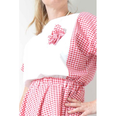 Blusa Diritta Mix • Vichy...