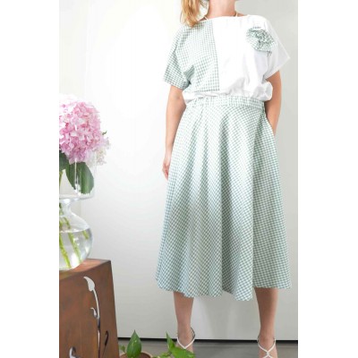 Blusa Diritta Mix • Vichy...