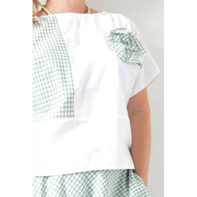 Blusa Diritta Mix • Vichy...