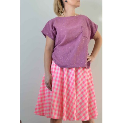 Blusa Diritta con taschino...