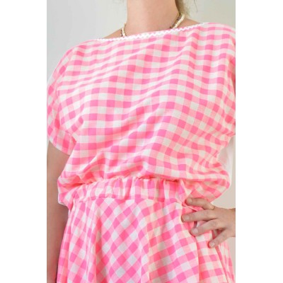 Blusa Diritta Mix • Vichy...
