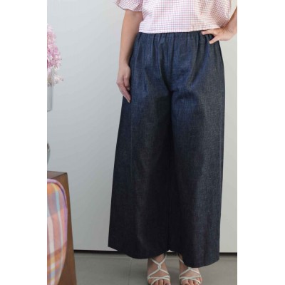 Pantaloni Palazzo • Jeans blu