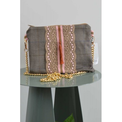 Pochette • Scozzese marrone