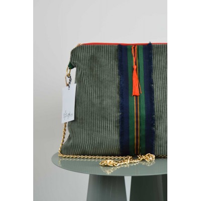 Borsa • Velluto a coste...